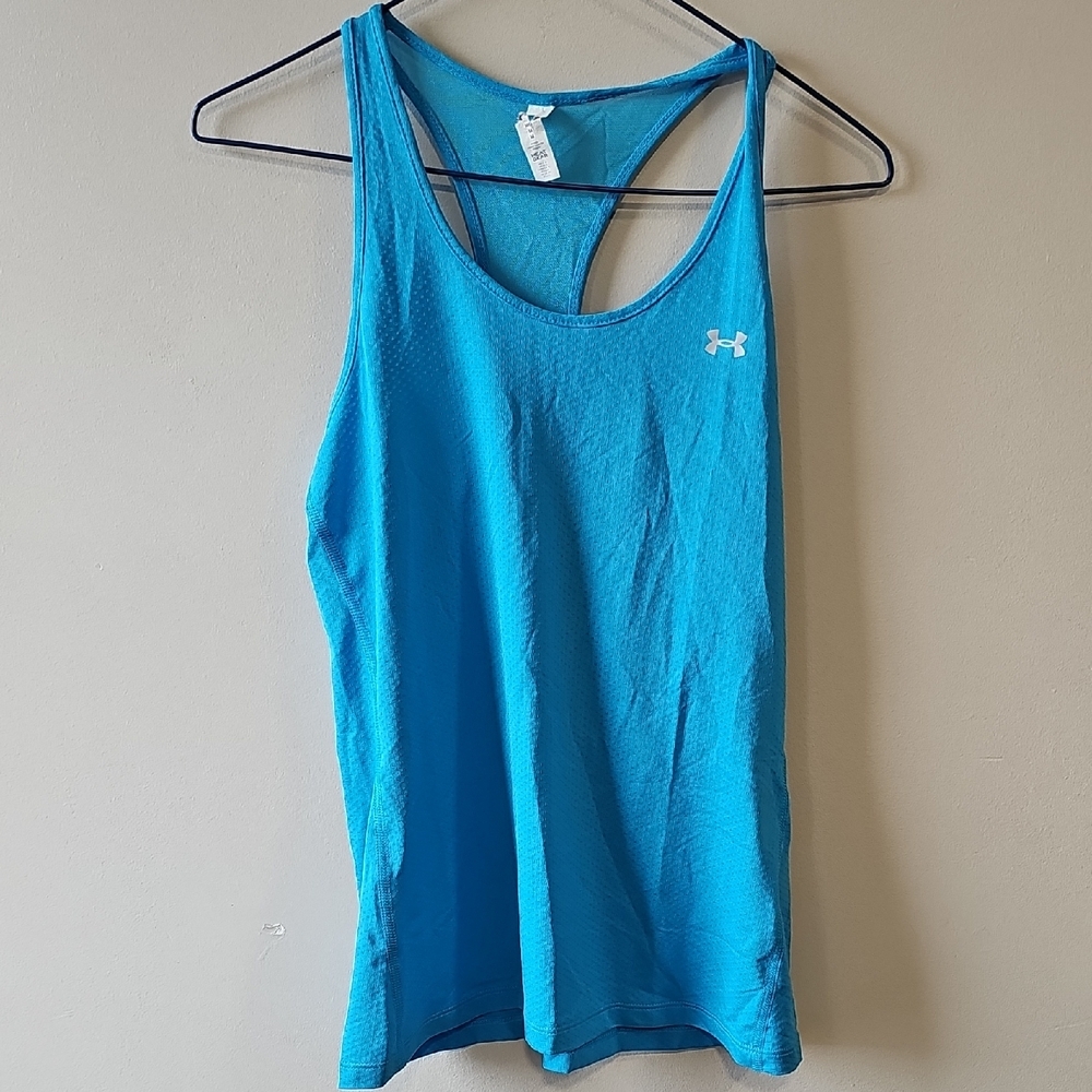 Under Armour Women's Medium Blue Athletic Tank Top